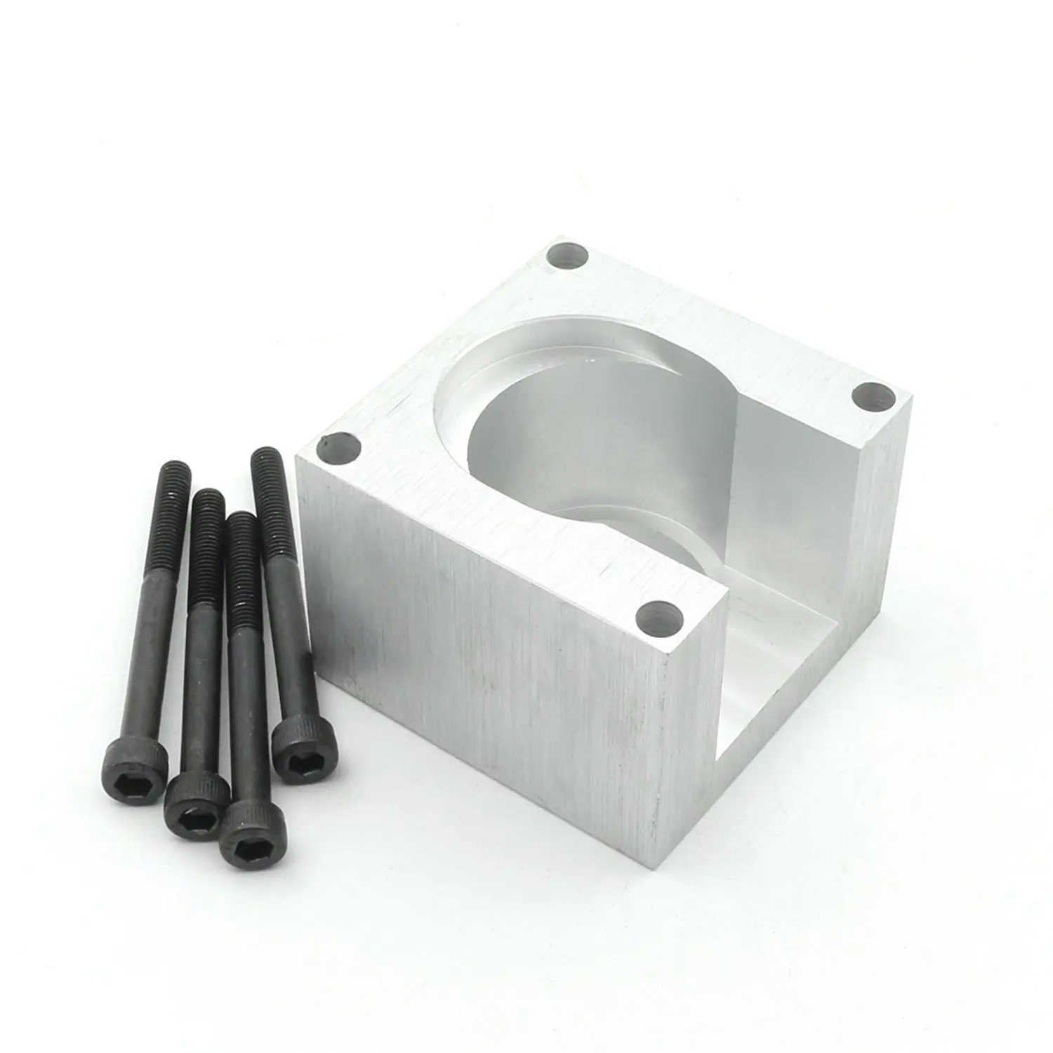 

Stepper Motor Clamp Bracket Mount Clamp Base Holder + 4pc Screws Accessories Set for Nema23 CNC Router Engraving Milling Machine