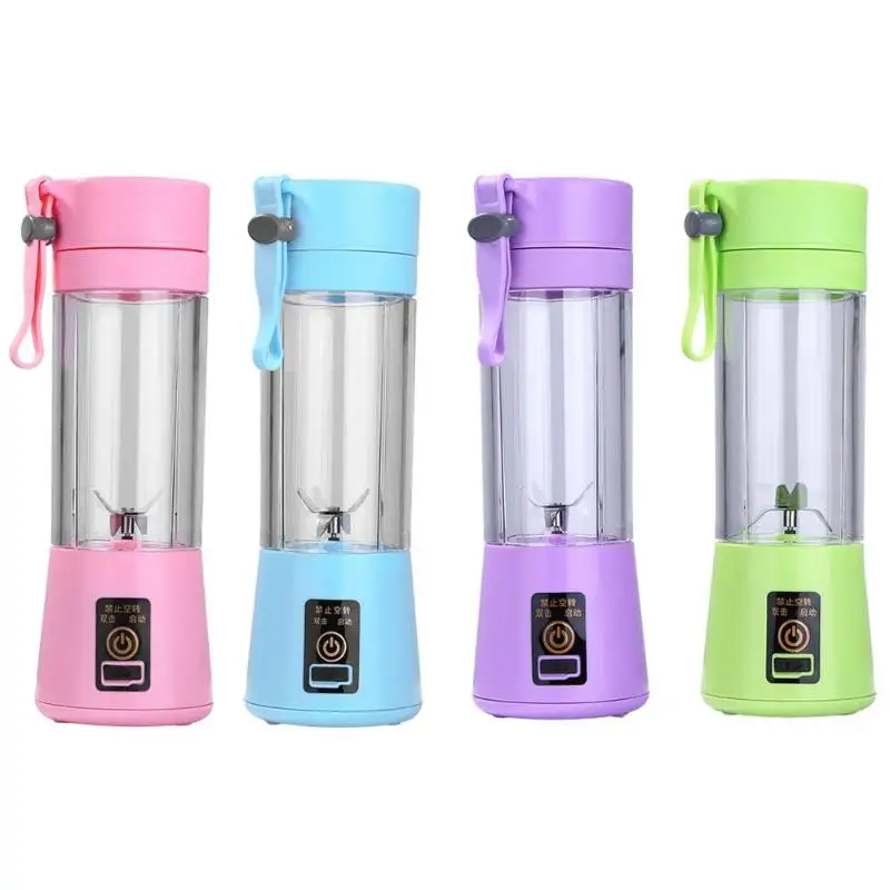 

380ml Portable Blender Mixer Electric Juicer Cup USB Rechargeable Mini Juicer Machine Smoothie Maker Household Juice Extractor