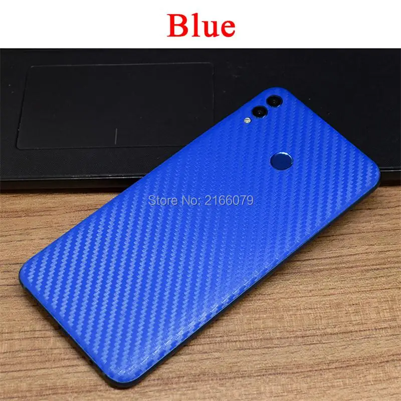 Для Huawei Honor 8X/8X Max Новинка полное покрытие задняя наклейка Кожа 3D углеродное