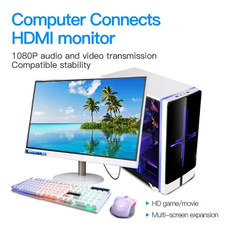 1 8 м Дисплей Порты и разъёмы к HDMI кабель позолоченный 1080P Адаптер DP кабель| |