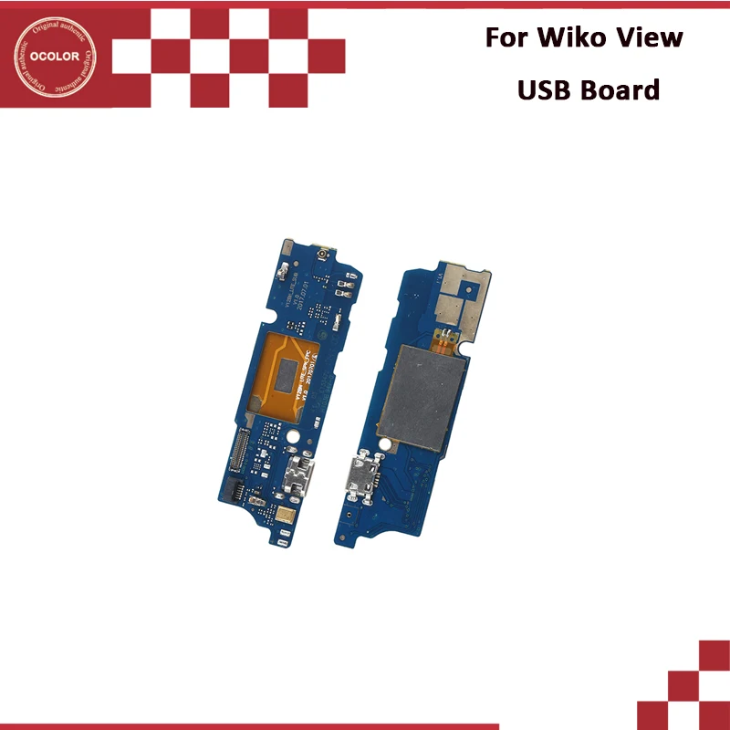 Ocolor для Wiko View USB вилка плата зарядки сборка Запчасти Аксессуары мобильных