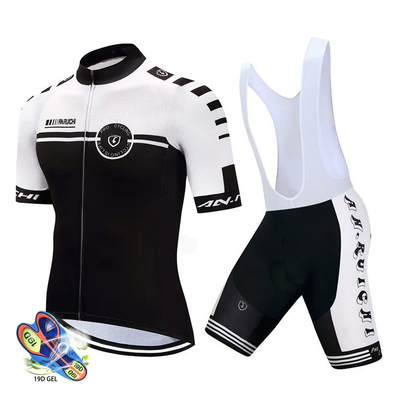 

2019 Pro team cycling jersey set men bicycle maillot MTB Racing ropa Ciclismo summer quick dry bike clothing