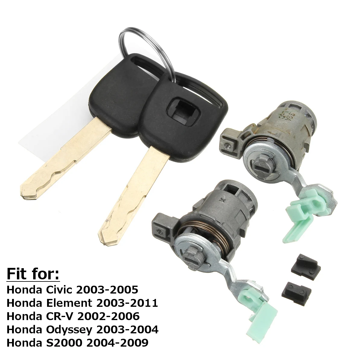 

Left&Right Door Ignition Cylinder Lock W/Keys for Honda Civic Element for CR-V for Odyssey S2000 72185S9A013 72185-S9A-013