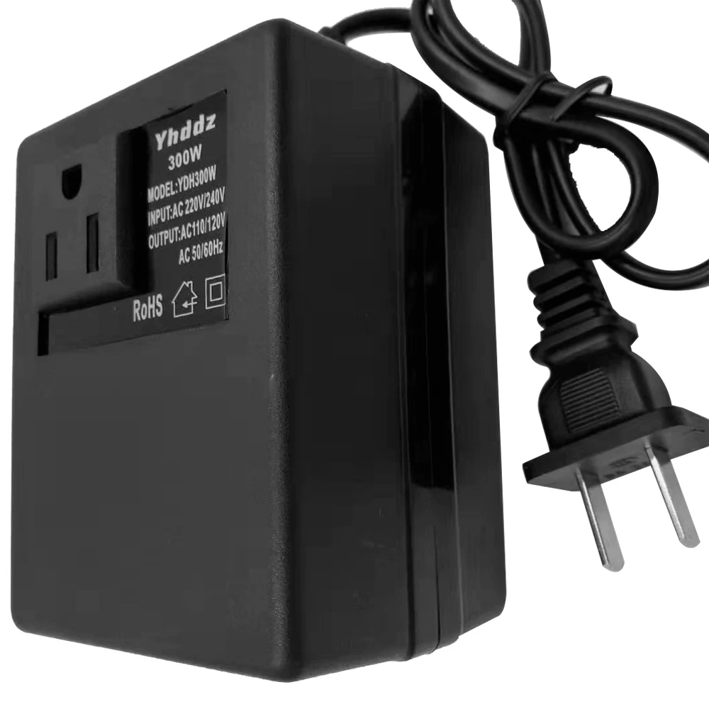 

300W AC 220V To 110V Step Down Transformer Travel Power Adapter Voltage Converter Intelligent Efficient Household