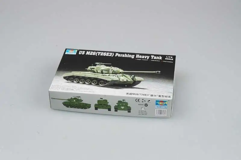 Trumpeter 1/72 07264 США M26(T26E3) тяжелый резервуар|Наборы для сборки моделей| |