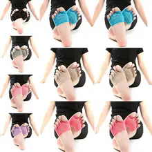 Полный палец на половину ладони/ступни, носки для йоги, женские хлопковые носки, половина размера, впитывающие пот нескользящие носки для велосипедистов, спортивные