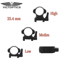 Victoptics 25,4 мм 1 дюйм сталь Пикатинни 21 мм QD замок-рычаг кольцо Крепление точность для прицел