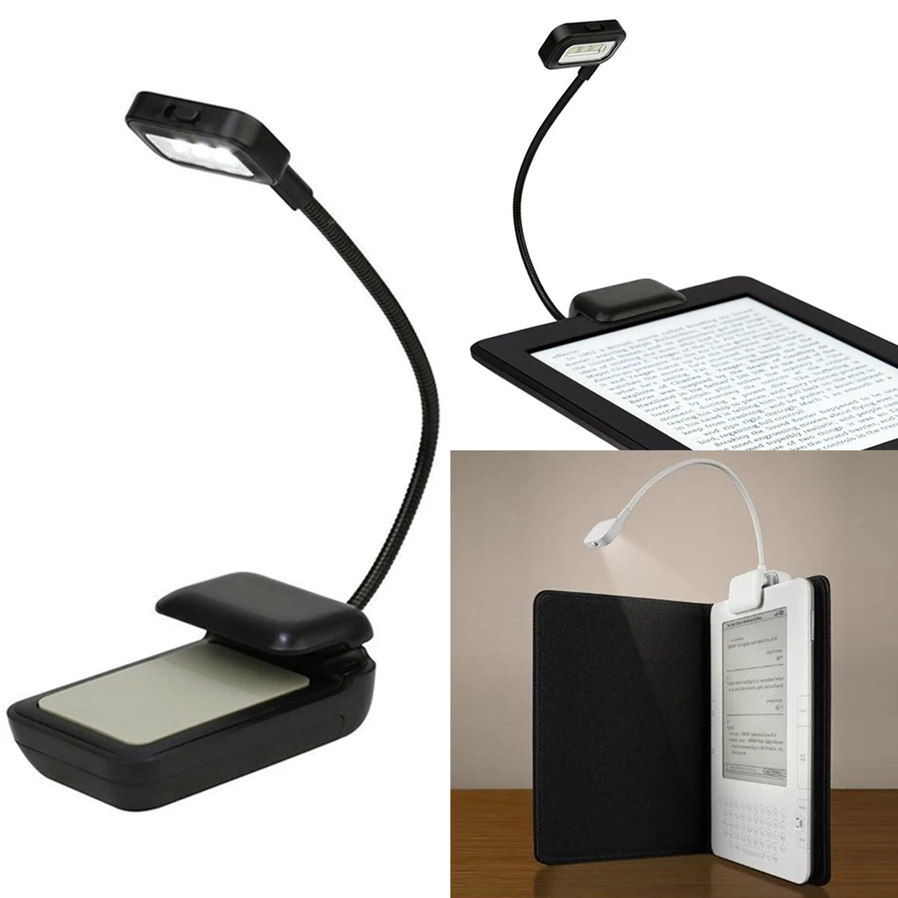 Новая портативная лампа 0,5 Вт Гибкая мини-лампа для чтения для Amazon Kindle/чтения электронных книг/КПК