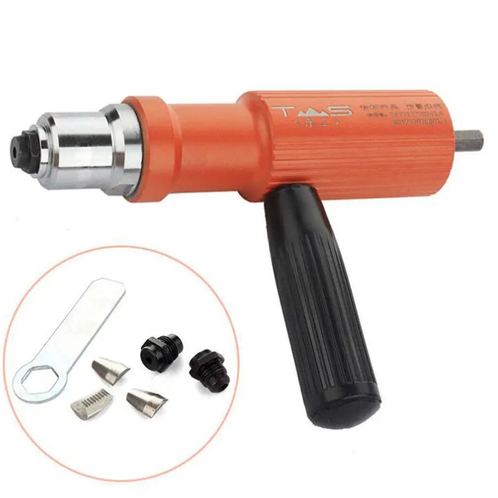AsyPets Electric Insert Rivet Nut Gun Riveting Drill Tool Cordless