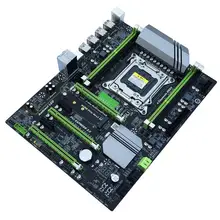 X79T DDR3 настольных ПК материнская плата LGA 2011 ЦП компьютера 4 канала игровые поддержка M.2 E5-2680V2 i7 SATA 3,0 USB 3,0 для Intel B75