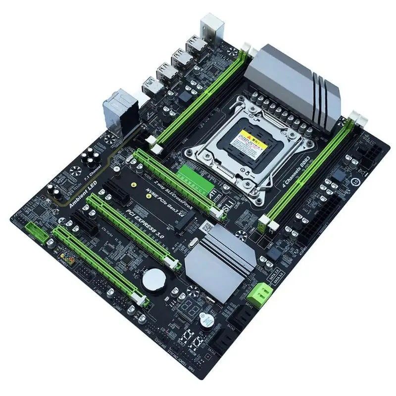 X79T DDR3 PC Desktops Motherboard LGA 2011 CPU Computer 4 Channel Gaming Support M.2 E5-2680V2 i7 S