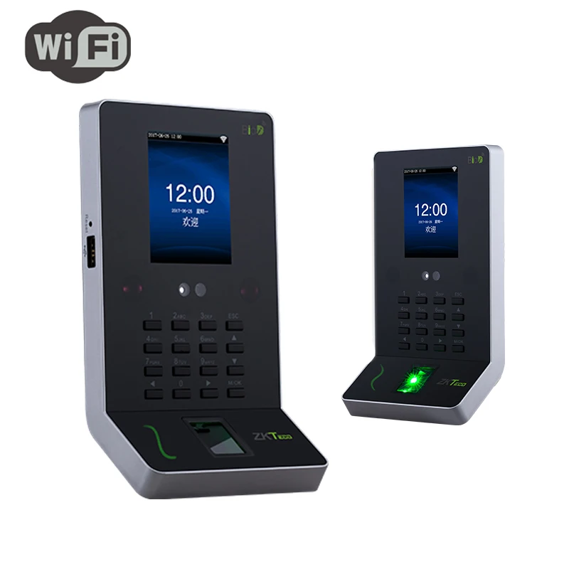 ZKTeco UF600 Распознавание отпечатков пальцев посещаемость лица с Wi-Fi модулем 1000 отпечатков пальцев + 500 лицо USB быстрая идентификация