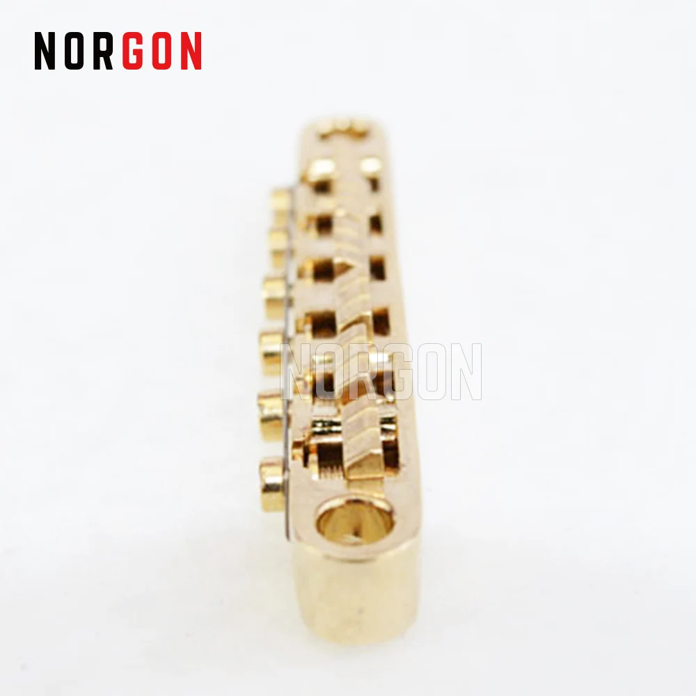 Norgon 12 Нижний порожек Tune O Matic Bridge для LP электрогитара гитара Запчасти и аксессуары