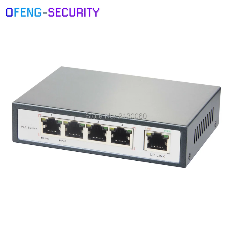 

110W Power 5 Port Long Transmission PoE Switch 250 Meters 10/100M POE Ethernet Switch 802.3af/at