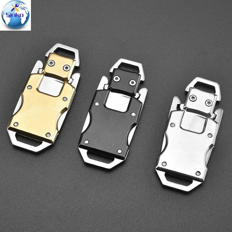 

Pocket Knife Stainless Steel Knife for Survival Compact Keychain Folding Knife with Sheath for EDC Hunting Camping Hand Tools