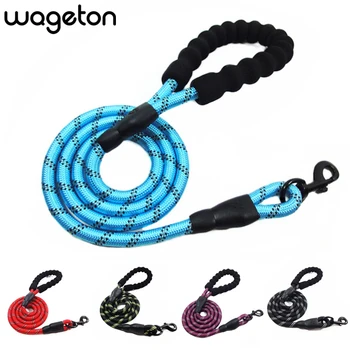 

Reflective Dog Leash Wageton Nylon Pet Training Leads Accessories Puppy Traction Rope Chain for Small Medium Dogs Products 1.8 M