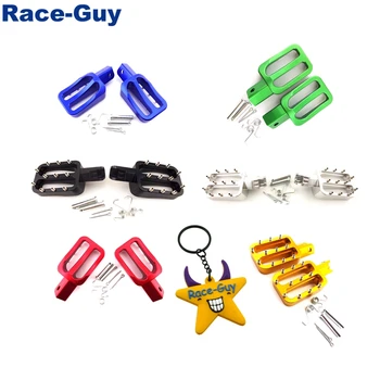 

CNC Aluminum Footpegs Foot Rest For 50 70 90 110 125 140cc 150cc 160cc Chinese Pit Dirt Bike Thumpstar XR50 CRF50 CRF70 SSR TTR