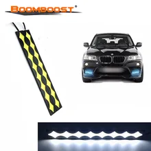 Авто в форме Стрелки свет автомобиля свет 2 шт. 12 В 12 Вт светодиодный COB чисто белый авто автомобиль ходовые огни