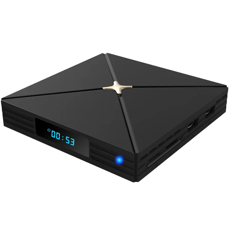 Смарт ТВ бокс с голосовым пультом RK3328 4 Гб ОЗУ 32/64 ПЗУ 5 WiFi 4K HD 100 Мбит/с Bluetooth 1 Android 7 TV
