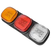 24 В 87 светодиодный левый задний фонарь грузовик прицеп задний индикатор Лампа стоп Обратный Свет высокие яркие светодиодные лампы для прицепа караванов