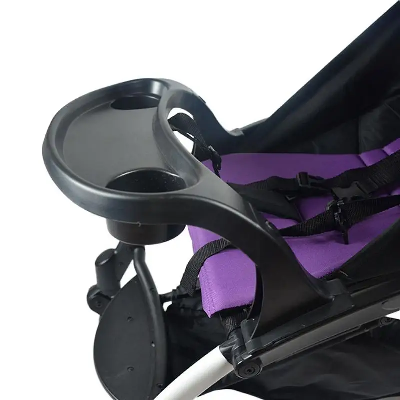 

Baby Stroller Dinner Table Tray Pushchair Plates Holder Wheelchair Milk Bottle Cup Holder