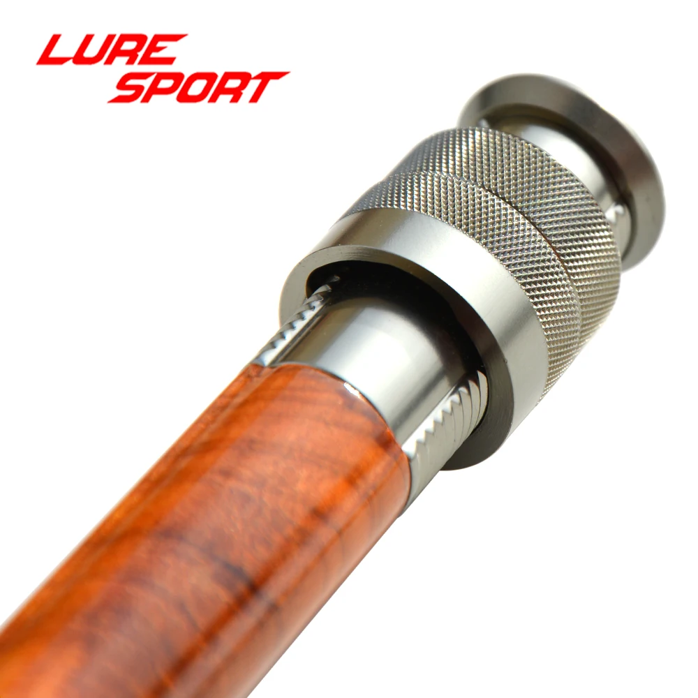 LureSport деревянная алюминиевая катушка для мухи сиденье с торцевой крышкой ID8mm