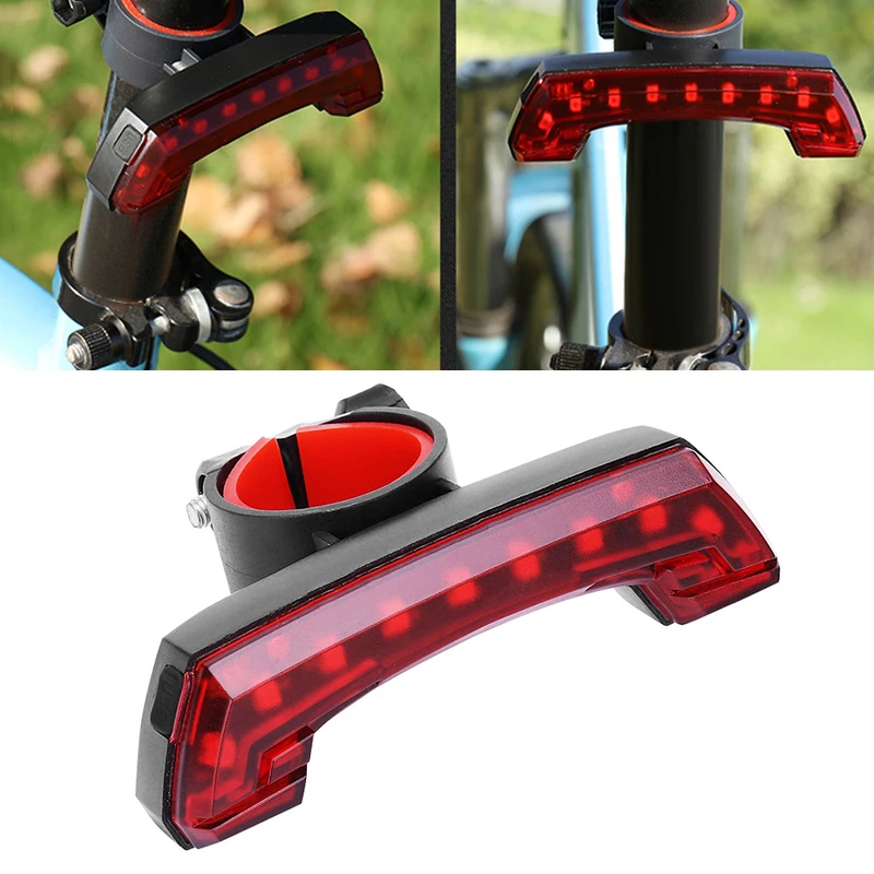 

LED Mountain Bicycle Bike Taillight USB Charging Cycling Rear Light Safety Lamp