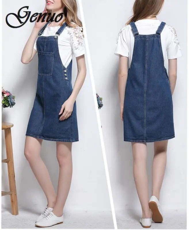 2019 Denim Summer Dresses For Women Spaghetti Strap Jeans Dress Sleeveless Big Size Party Dress Fashion New Midi Sundress S-4XL