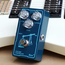 Pedal del efecto de la guitarra del compresor de la vendimia de Belcat con los efectos del Control del nivel del ataque para la guitarra eléctrica