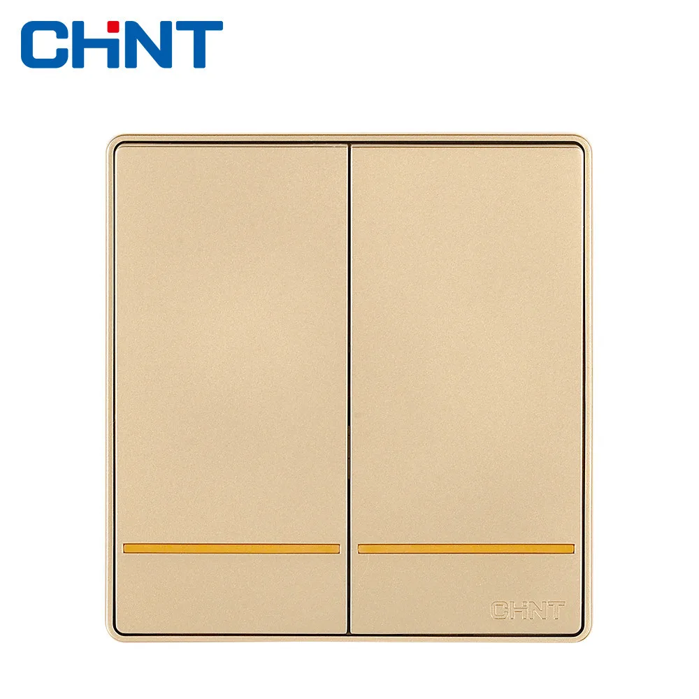 

CHINT Wall Switch Socket NEW2D Wall Lights With Switch Two Gang Multi Control