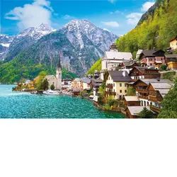 Hallstatt бумага 1000 шт. пазл, мозаика детские развивающие игрушки для взрослых детей флуоресцентные головоломки