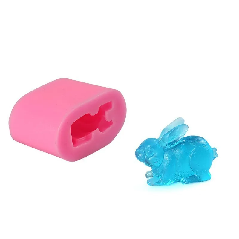 

Silicone Mold 3D Rabbit Shape Cake Fondant Molds For Baking DIY Candy Pastry Chocolate Soap Mold Cake Decorating Tools