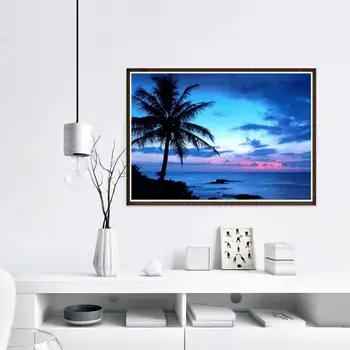 

5D DIY Diamond Painting Cross Stitch Modern Living Room Invincible Sea View Diamond Painting Home Decoration