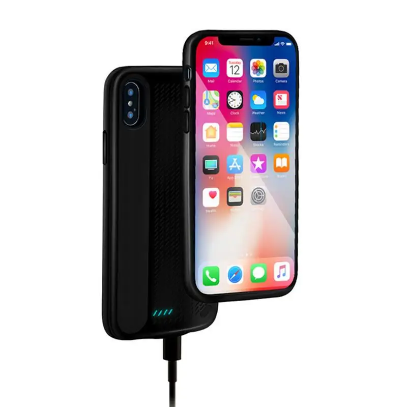 

All Inclusive Mobile Phone Case Back Clip Battery Protective Case Mobile Phone Power Bank 3000MAH For IPhone X