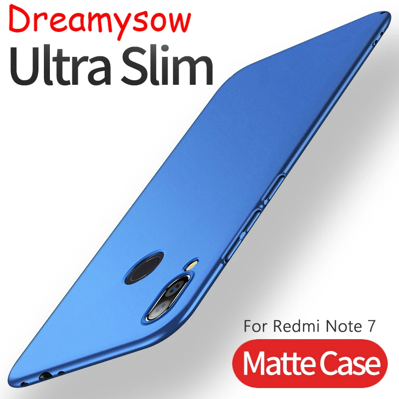 Luxury Cases For Xiaomi Redmi Note 7 Matte Hard Plastic Shockproof Back Case Redmi7 8 6 5 Pro 8T 8A K20 Cover |