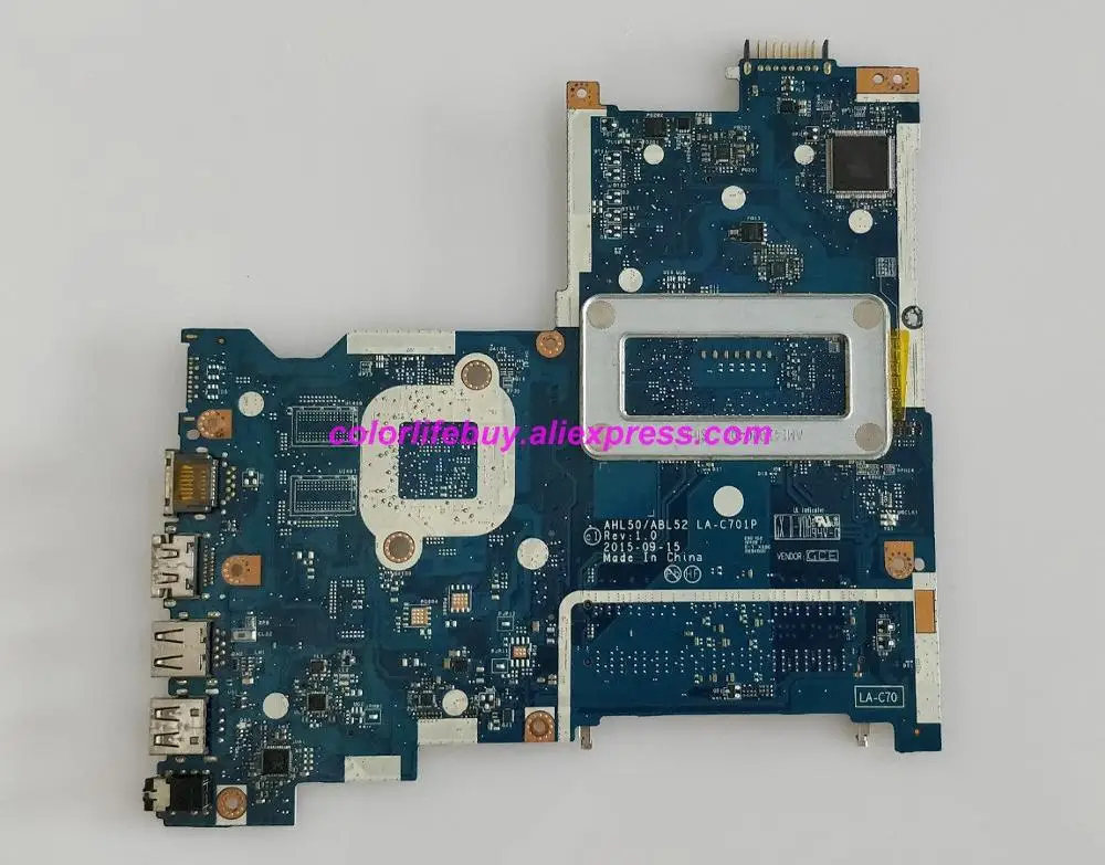 حقيقية 828178-501 828178-601 828178-001 UMA i3-5005U CPU LA-C701P محمول لوحة رئيسية لأجهزة HP 15-AC سلسلة 15T-AC100 دفتر PC