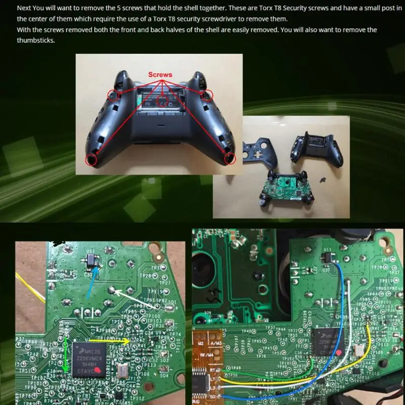 Для XBox One контроллер Rapid Fire игровой модульный чип совета Набор для V2