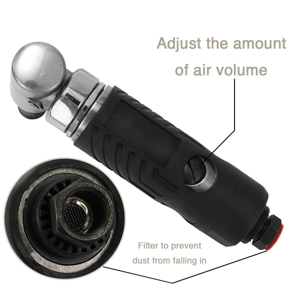 Professional Air Angle Die Grinder Grinding Gas Polishing Machine Pneumatic Tools Kit