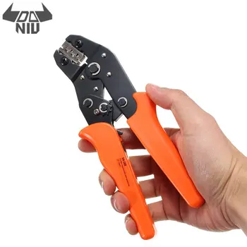 

DANIU Orange Wire-electrode Cutting SN-28B 18-28AWG 0.1-1.0mm Cables Plier Crimping Tool for Non-insulated Tab Receptacle