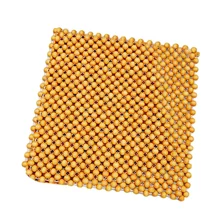 Muzhu подушка для автомобильного сиденья, деревянные бусины, стул, художественная массажная подушка, подушка для автомобильного сиденья, чехол для автомобильного сиденья, подушка из бисера