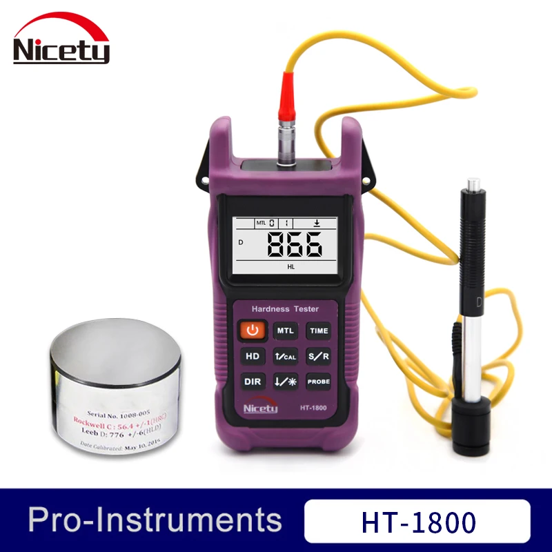 Nicety HT 1800 Portable Rebound Leeb Hardness Tester Meter Durometer