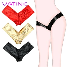 Ватин позолоченное сексуальное нижнее белье интимные игрушки для женщин низкая талия бедра T брюки стринги сексуальное нижнее белье товары для взрослых