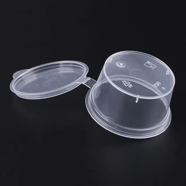 Buy 10pcs Leakproof Disposable Plastic Sauce Pot Tomato Sauce Spices