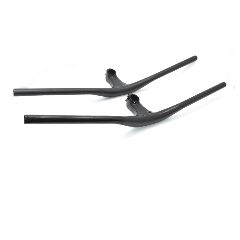 

Full Carbon MTB Bike Handlebar Integrated Stem Flat bar Bicycle Parts Integrated rise Handlebar With Stem 600mm to 720mm matte