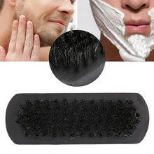 Бисер для изготовления деревянных изделий Мужская щетка для бороды щетка для чистки усов щетка для бритья расческа для формирования бороды инструмент для укладки щетка для массажа лица