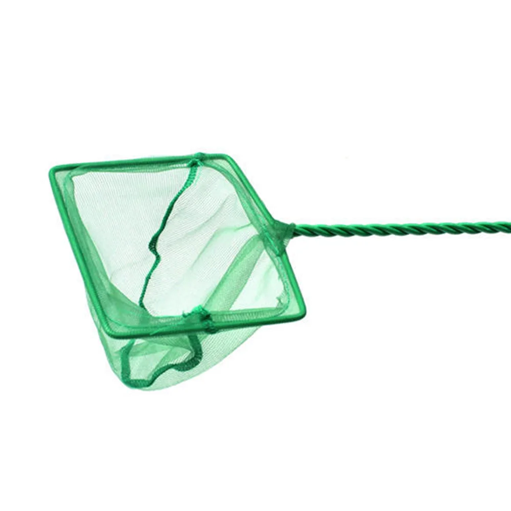 

Green Long Handle Square Aquarium Fish Tank Fishing Net