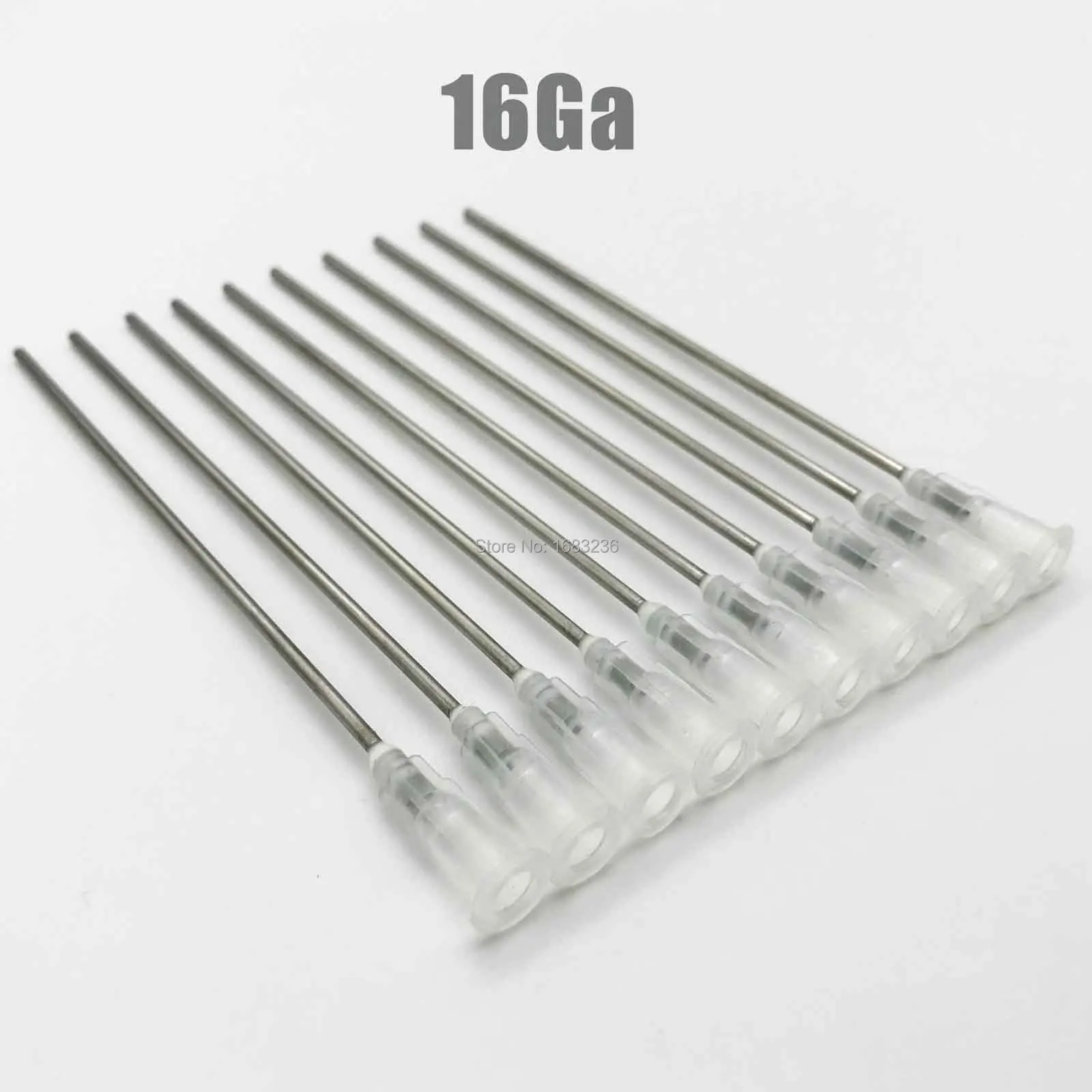 10 pcs Blunt dispensing needles syringe needle tips 4" 16Ga 100MM 