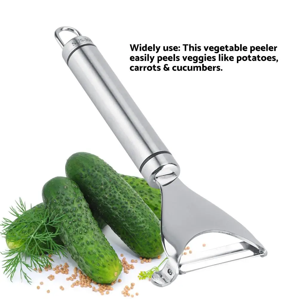 1Pc Stainless Steel Knife Vegetable Peeler Tool Fruit Zester Citrus