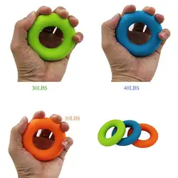 1 шт 7 см Диаметр прочность ручное зажимное кольцо для тренировки мышц резиновое кольцо тренажер гимнастический эспандер тугой палец кольцо