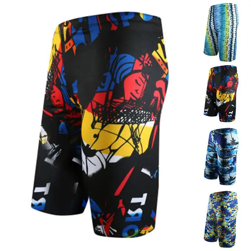 Летние Красочные Печатные дышащие обшитые мужские шорты быстросохнущие тренировки джоггеры Slim Fit отпуск приморский мужские пляжные шорты